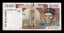 Togo St. West African 10000 Francs 1996 Pick 814Td Bc/Mbc F/Vf - Togo