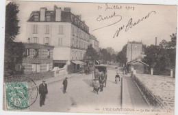 SEINE SAINT DENIS - 162 - L'ILE SAINT DENIS - La Rue Méchin  ( Timbre à Date De 1907 ) - L'Ile Saint Denis