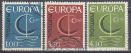 PORTUGAL 1966 Nº 993/995 USADO - Oblitérés