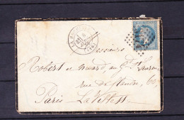 COVER-FRANCE-1870-SEE-SCAN - 1863-1870 Napoléon III Lauré