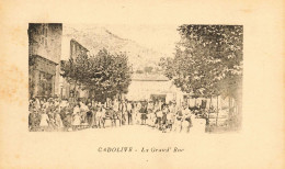 Cadolive * La Grand'rue * Enfants Villageois Attelage âne - Other & Unclassified