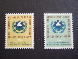 UNITED NATIONS. NY.  1963.  110/111   MNH**. (S03-TVN) - Ongebruikt