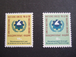 UNITED NATIONS. NY.  1963.  110/111   MNH**. (S03-TVN) - Unused Stamps