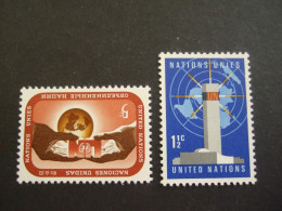 UNITED NATIONS. NY.  1967.  159/60   MNH**. (S05-TVN) - Unused Stamps