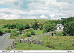 TWO BRIDGES, DARTMOOR, DEVON, ENGLAND. UNUSED POSTCARD   Wp8 - Dartmoor