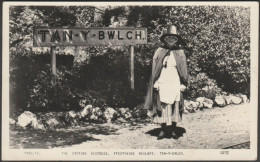 The Station Mistress, Ffestiniog Railway, Tan-y-Bwlch, 1960 - Frith's RP Postcard - Merionethshire