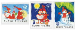 Finland Finnland Finlande 2019 Merry Christmas And Happy New Year! Set Of 3 Stamps Mint - Ungebraucht