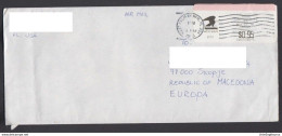 USA, COVER, LABEL / REPUBLIC OF MACEDONIA   (009) - Covers & Documents