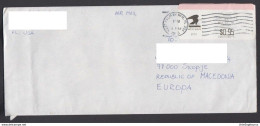 USA, COVER, LABEL / REPUBLIC OF MACEDONIA   (009) - Brieven En Documenten