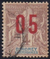 DAHOMEY - N° 34A -  CHIFFRES ESPACÉS. Oblitéré. - Used Stamps