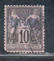 PORT LAGOS 1893 NAVIGATION AND COMMERCE 10c USED USATO OBLITERE' - Usati