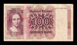 Noruega Norway 100 Kroner 1979 Pick 41b Mbc Vf - Norvège