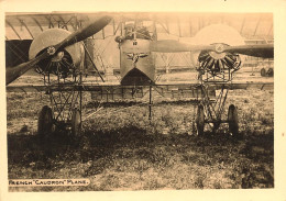 WW1 Guerre 14/18 War * Aviation * French Caudron Plane * Aviateurs * Photo Ancienne 11.5x7.8cm - Airmen, Fliers