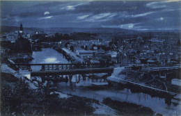 Mézières * Vue Sur La Ville , La Nuit * Pont De La Ligne Chemin De Fer - Other & Unclassified