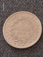 5 FRANCS  HERCULE 1848 A - 5 Francs