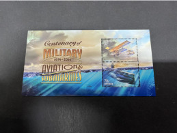 16-8-2023 (stamp) Australia Mini-sheet -  Military Aviation - Blocks & Sheetlets