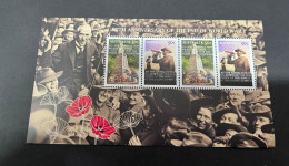 16-8-2023 (stamp) Australia Mini-sheet -  End Of WWI 90th Anniversary - Blocks & Sheetlets