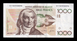 Bélgica Belgium 1000 Francs ND (1980-1996) Pick 144a(4) Ebc Xf - 1000 Frank