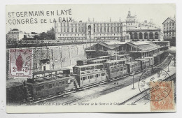 FRANCE BLANC 3C+ 2C ORPHELINS AU RECO CARTE CONGRES DE LA PAIX ST GERMAIN EN LAYE 10.9.19 + GRIFFE - 1900-29 Blanc