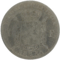 LaZooRo: Belgium 1 Franc 1866 F - Silver - 1 Frank