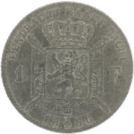 LaZooRo: Belgium 1 Franc 1886 VF - Silver - 1 Franc