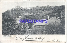 107277 PARAGUAY SAN BERNARDINO CERVECERIA BEER CIRCULATED TO URUGUAY POSTAL POSTCARD - Paraguay