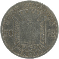 LaZooRo: Belgium 50 Centimes 1898 F - Silver - 50 Centimes