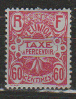 REUNION        N°  YVERT  TAXE 12  NEUF AVEC CHARNIERES      ( CHARN   01/ 16 ) - Timbres-taxe