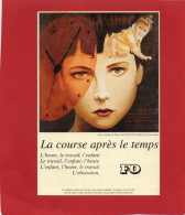 SYNDICAT  F.O.---La Course Après Le Temps---illustration  Marie-France  DELZANT--voir 2 Scans - Labor Unions