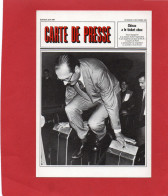 CHIRAC à Le Ticket Choc---carte De Presse--voir 2 Scans - Personnages