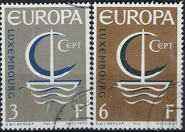 Luxemburg Luxembourg - Europa (MiNr: 733/4) 1966 - Gest Used Obl - 1966