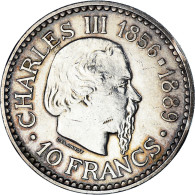 Monnaie, Monaco, Rainier III, 10 Francs, 1966, Monnaie De Paris, SUP, Argent - 1960-2001 Nouveaux Francs