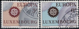 Luxemburg Luxembourg - Europa (MiNr: 748/9) 1967 - Gest Used Obl - 1967