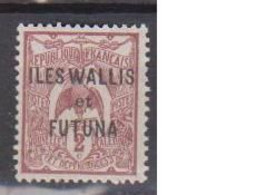 WALLIS ET FUTUNA             N°  YVERT 2 NEUF AVEC CHARNIERES     ( CHARN 05/16 ) - Unused Stamps