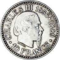 Monnaie, Monaco, Rainier III, 10 Francs, 1966, Monnaie De Paris, TTB+, Argent - 1960-2001 Nouveaux Francs