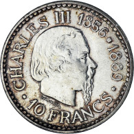 Monnaie, Monaco, Rainier III, 10 Francs, 1966, Monnaie De Paris, SUP+, Argent - 1960-2001 Nouveaux Francs