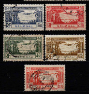 Sénégal   - 1940 -  Avions  - PA 13 à 17 - Oblit - Used - Posta Aerea