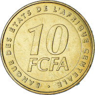 Monnaie, États De L'Afrique Centrale, 10 Francs, 2006, Paris, SPL+, Laiton - Kamerun