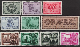 Belgique 1943 - COB 625/46 MNH ** - Cote 38,5 - Ungebraucht