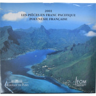 Monnaie, Polynésie Française, Coffret, 2001, FDC, (No Composition) - Französisch-Polynesien