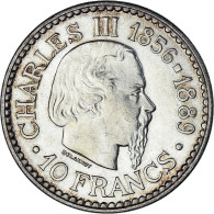 Monnaie, Monaco, Rainier III, 10 Francs, 1966, Monnaie De Paris, SUP, Argent - 1960-2001 Nouveaux Francs