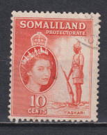 Timbre Oblitéré De Somaliland  De 1953 N°121 - Somaliland (Protettorato ...-1959)