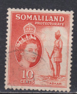 Timbre Oblitéré De Somaliland  De 1953 N°121 - Somaliland (Protectoraat ...-1959)