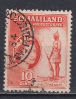 Timbre Oblitéré De Somaliland  De 1953 N°121 - Somaliland (Protectoraat ...-1959)