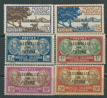 Wallis Et Futuna N° 125 / 30  XX  Timbres Surchargés La Série Des  Valeurs Sans "RF" Sans Charnière,  TB - Nuevos