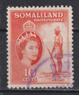 Timbre Oblitéré De Somaliland  De 1953 N°121 - Somaliland (Protectoraat ...-1959)