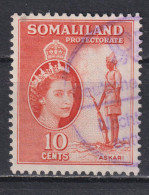 Timbre Oblitéré De Somaliland  De 1953 N°121 - Somaliland (Protettorato ...-1959)