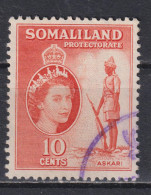Timbre Oblitéré De Somaliland  De 1953 N°121 - Somaliland (Protectoraat ...-1959)