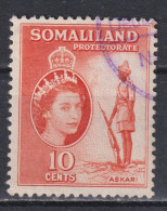 Timbre Oblitéré De Somaliland  De 1953 N°121 - Somaliland (Protectorat ...-1959)