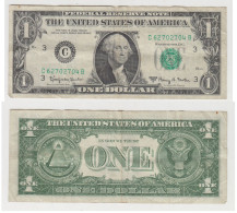 USA - 1 DOLLAR 1963 SERIE A - N° C 62702704 B - Biljetten Van De  Federal Reserve (1928-...)